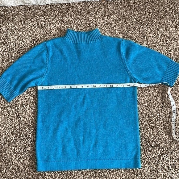 Westbound short sleeve mock neck sweater sz small - Picture 6 of 10